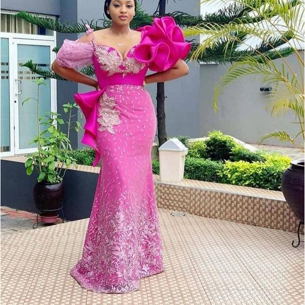 party dresses elegant applique beaded sequins ruffled mermaid prom dress wedding banquet, White;black
party dresses elegant applique beaded sequins ruffled mermaid prom dress wedding banquet, White;black