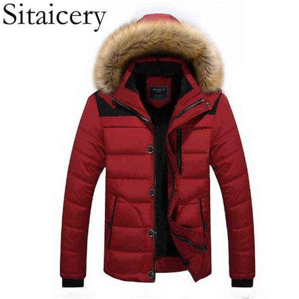 sitaicery thick winter jackets men's coats male parkas casual thick outwear hooded fleece jackets warm overcoats mens clothing y1103, Black
sitaicery thick winter jackets men's coats male parkas casual thick outwear hooded fleece jackets warm overcoats mens clothing y1103, Black