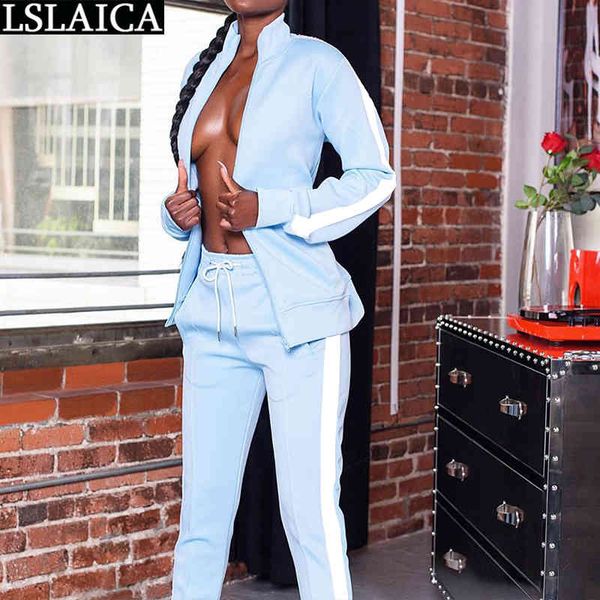 tracksuit women casual solid zipper loose jacket trousers sports party streetwear two piece set fashion dresy damskie 210520, White
tracksuit women casual solid zipper loose jacket trousers sports party streetwear two piece set fashion dresy damskie 210520, White