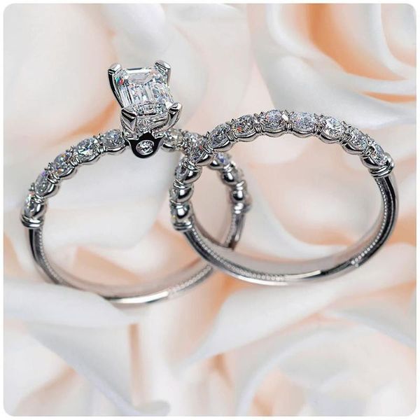 wedding rings simple silver color claw set zircon women's ring jewelry fashion rhinestone crystal engagement wholesale, Slivery;golden
wedding rings simple silver color claw set zircon women's ring jewelry fashion rhinestone crystal engagement wholesale, Slivery;golden