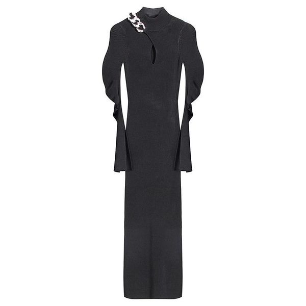 casual dresses women metal chain hollow out long knitting dress turtleneck sleeve loose fit fashion spring autumn 2021 1dc787, Black;gray
casual dresses women metal chain hollow out long knitting dress turtleneck sleeve loose fit fashion spring autumn 2021 1dc787, Black;gray