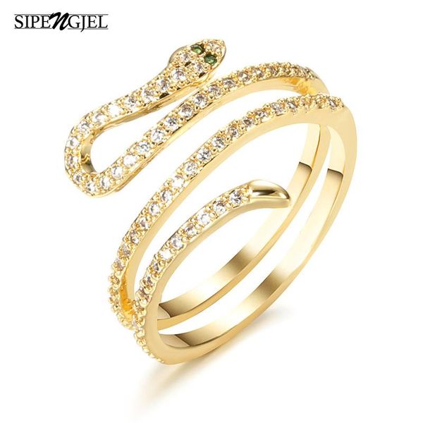 cluster rings fsshion cubic zircon snake gold color animal hollow multilayer adjustable for women bohemian wedding jewelry 2021, Golden;silver
cluster rings fsshion cubic zircon snake gold color animal hollow multilayer adjustable for women bohemian wedding jewelry 2021, Golden;silver