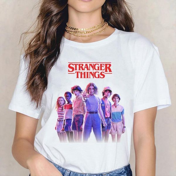 stranger things 3 funny womens t shirts tshirts eleven gothic clothing hip hop kawaii cartoon femme streetwear, White
stranger things 3 funny womens t shirts tshirts eleven gothic clothing hip hop kawaii cartoon femme streetwear, White