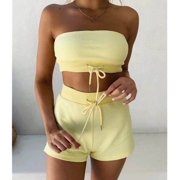 summer fashion women sets solid color strapless off shoulder sleeveless lace up backless shorts high waist new femaleby a, Black;white
summer fashion women sets solid color strapless off shoulder sleeveless lace up backless shorts high waist new femaleby a, Black;white