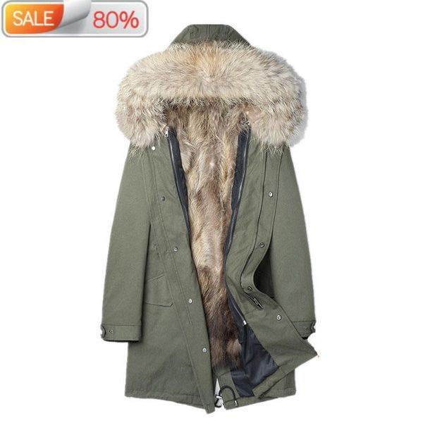 men's leather & faux natural parka winter coat men real raccoon fur collar jacket long overcoat winterjas heren p1a033 nd775, Black
men's leather & faux natural parka winter coat men real raccoon fur collar jacket long overcoat winterjas heren p1a033 nd775, Black