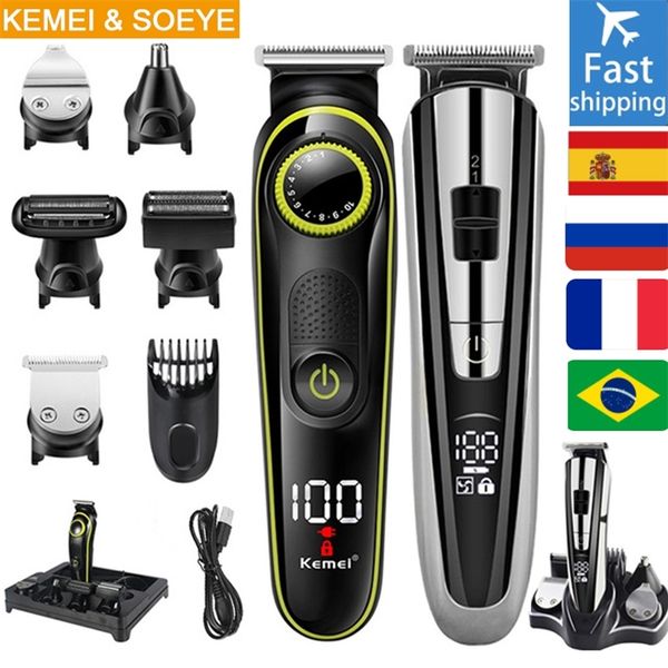 electric hair clipper beauty kit for men shaver beard trimme men's razor multifunctional kemei hair cutting machine 220312
electric hair clipper beauty kit for men shaver beard trimme men's razor multifunctional kemei hair cutting machine 220312