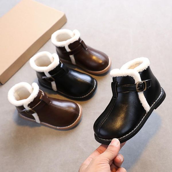 boots 2021 winter big boy two cotton plus velvet warm british style leather small ankle snow baby kids shoes, Black;grey
boots 2021 winter big boy two cotton plus velvet warm british style leather small ankle snow baby kids shoes, Black;grey
