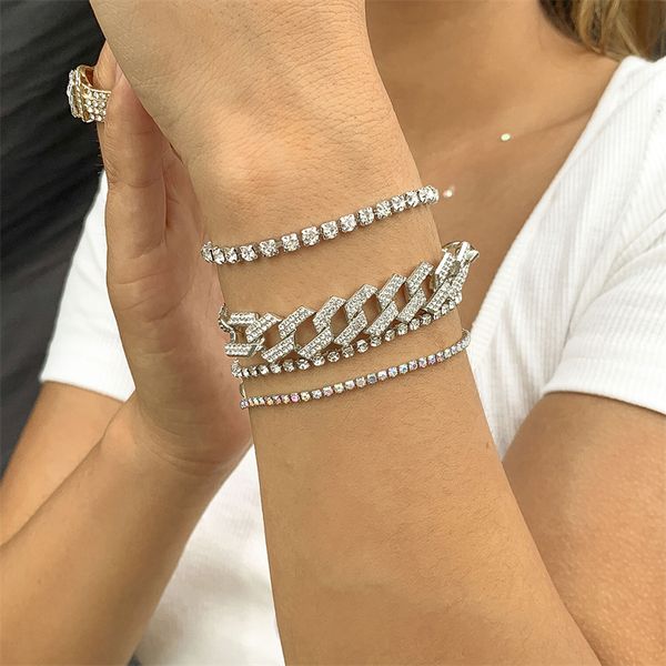 yamog women full diamond claw chains bracelets hip hop cuba buckle alloy hand jewelry accessories european female punk party gift wear brace, Black
yamog women full diamond claw chains bracelets hip hop cuba buckle alloy hand jewelry accessories european female punk party gift wear brace, Black