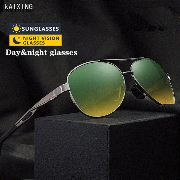 brand day and night vision glasses polarized sunglasses men aluminum anti-high beam anti-glare for driving, White;black
brand day and night vision glasses polarized sunglasses men aluminum anti-high beam anti-glare for driving, White;black