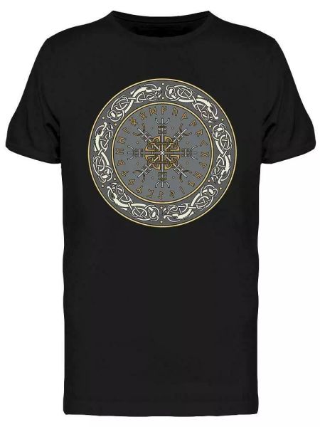 Viking Shield Tee Men's -Image by Shutterstock, White;black