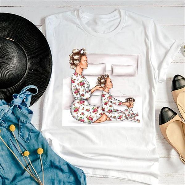 graphic floral sweet trend women t shirt mom mother mama summer fashion 90s print female clothes tees, White
graphic floral sweet trend women t shirt mom mother mama summer fashion 90s print female clothes tees, White