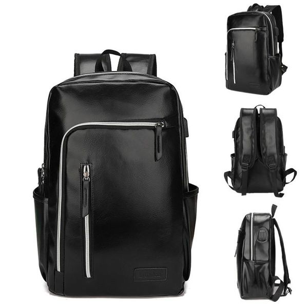 backpack men business casual backpacks for school travel bag black pu leather men's fashion shoulder bags vintage boys
backpack men business casual backpacks for school travel bag black pu leather men's fashion shoulder bags vintage boys