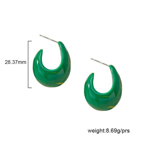 hoop & huggie 2021 ins green acrylic resin geometric minimalism minimalist earrings trendy korean fashion women party jewelry, Golden;silver
hoop & huggie 2021 ins green acrylic resin geometric minimalism minimalist earrings trendy korean fashion women party jewelry, Golden;silver