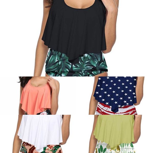 2021swimwear swimsuits womens bikini two piece bathing beach suits ruffled flounce high waisted bottom tankini sets u0ct#, White;black
2021swimwear swimsuits womens bikini two piece bathing beach suits ruffled flounce high waisted bottom tankini sets u0ct#, White;black
