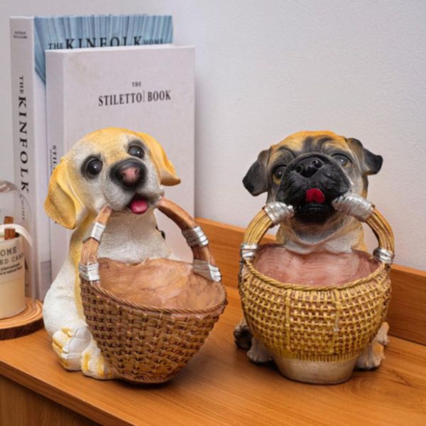 storage baskets resin dog figurines basket modern cute pet toy container home decoration tv wine cabinet kit box
storage baskets resin dog figurines basket modern cute pet toy container home decoration tv wine cabinet kit box