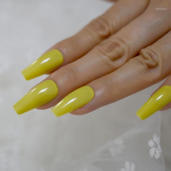 shiny yellow ballerina summer nails beautiful shape tapered coffin fake full cover artificial tips natural manicure 241, Red;gold
shiny yellow ballerina summer nails beautiful shape tapered coffin fake full cover artificial tips natural manicure 241, Red;gold