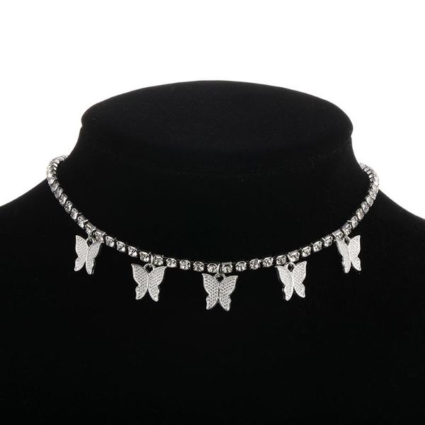 shiny crystal butterfly pendant necklace for women fashion gold silver color rhinestone choker party jewelry gift chokers, Golden;silver
shiny crystal butterfly pendant necklace for women fashion gold silver color rhinestone choker party jewelry gift chokers, Golden;silver