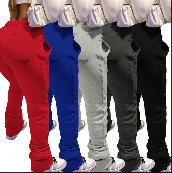 womens winter pants sports sweater fabricstacked flare with pockets autumn drawstring casual active trousers outfit, Black;white
womens winter pants sports sweater fabricstacked flare with pockets autumn drawstring casual active trousers outfit, Black;white