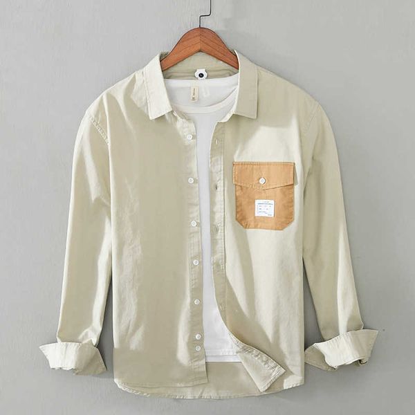 summer 1233 simple pocket shirt men's casual long sleeve solid shirt men's wear, White;black
summer 1233 simple pocket shirt men's casual long sleeve solid shirt men's wear, White;black