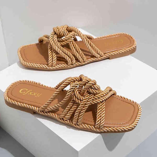 women slippers hollow out hemp rope cross weave upper dign 2021 flat sandals outdoor casual heel woman sho, Black
women slippers hollow out hemp rope cross weave upper dign 2021 flat sandals outdoor casual heel woman sho, Black