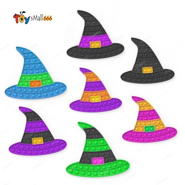 halloween fidget decomoression to witch hat table game finger push bubble kids fun antistress toys
halloween fidget decomoression to witch hat table game finger push bubble kids fun antistress toys