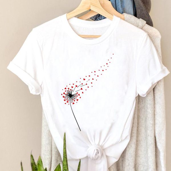 women love dandelion plant t-shirt short sleeve graphic t shirts womens shirt print t-shirts tee stylish style female clothes, White
women love dandelion plant t-shirt short sleeve graphic t shirts womens shirt print t-shirts tee stylish style female clothes, White