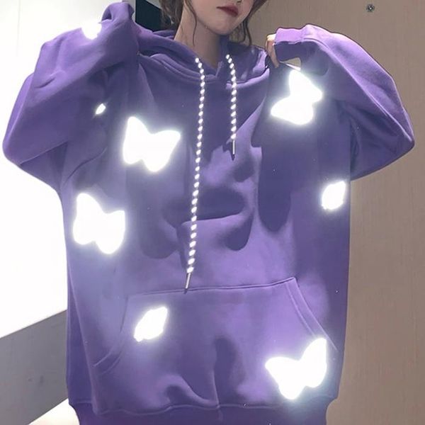 women's hoodies & sweatshirts autumn 2021 fluorescent butterfly graphic hoodie women korean loose ins thicken sweatshirt, Black
women's hoodies & sweatshirts autumn 2021 fluorescent butterfly graphic hoodie women korean loose ins thicken sweatshirt, Black