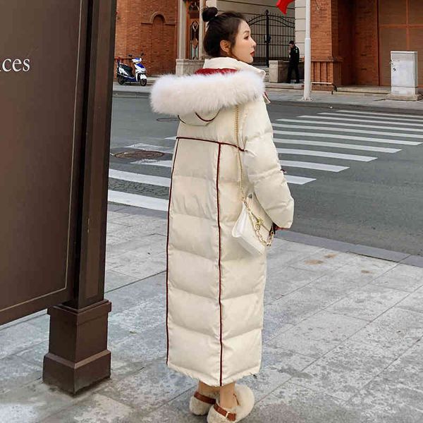 women's down & parkas winter new style plus velvet thick warm cotton coat mid-length contrast color stitching loose down 5ecq, Black
women's down & parkas winter new style plus velvet thick warm cotton coat mid-length contrast color stitching loose down 5ecq, Black