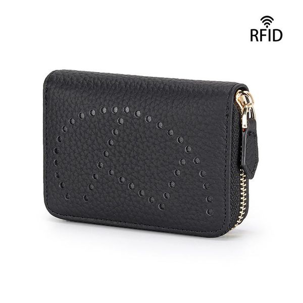 card holders fashion holes design real cow leather holder organizer multi-function large capacity versatile lady zipper cowhide bag, Brown;gray
card holders fashion holes design real cow leather holder organizer multi-function large capacity versatile lady zipper cowhide bag, Brown;gray