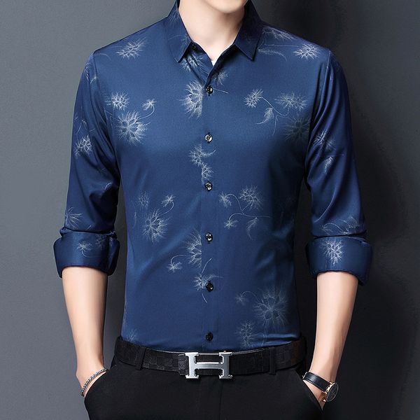 spring and autumn printed no iron long sleeve men's busins korean loose casual shirt, Black
spring and autumn printed no iron long sleeve men's busins korean loose casual shirt, Black