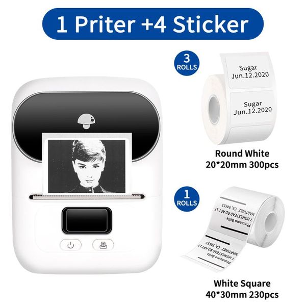 wireless printers phomemo m110 thermal label maker android & phone sticker printer with square round adhesive paper roll
wireless printers phomemo m110 thermal label maker android & phone sticker printer with square round adhesive paper roll