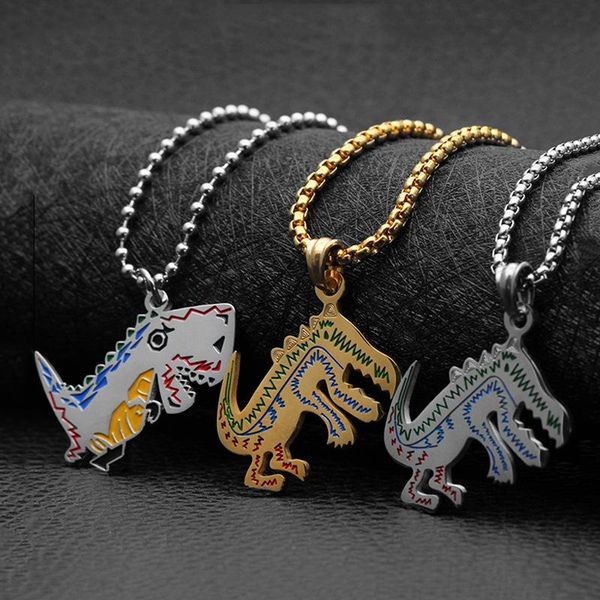 pendant necklaces fashion cartoon stainless steel necklace cute dinosaur kids girls chokers statement collar chain lucky gift, Silver
pendant necklaces fashion cartoon stainless steel necklace cute dinosaur kids girls chokers statement collar chain lucky gift, Silver