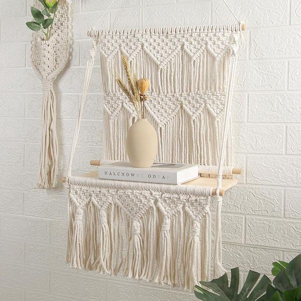 tapestries woven wooden shelf tapestry storage rack tassel wall hanging bohemian lace rope home decoration
tapestries woven wooden shelf tapestry storage rack tassel wall hanging bohemian lace rope home decoration