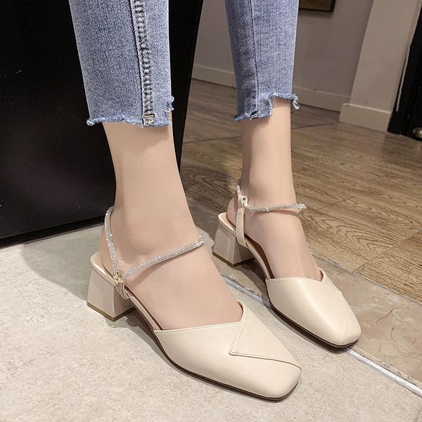 clear heels chunky sandals med buckle strap all-match 2021 women's suit female beige ladies shoes summer block medium comfor dress, Black
clear heels chunky sandals med buckle strap all-match 2021 women's suit female beige ladies shoes summer block medium comfor dress, Black