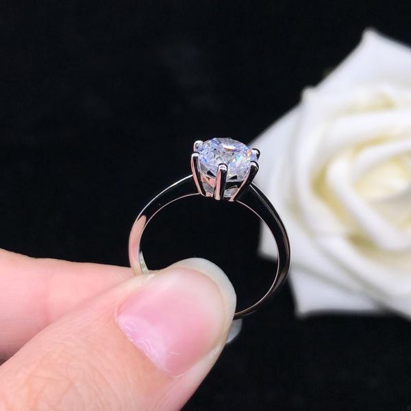 cluster rings 1 4prongs wedding ring diamond solitaire for women engagement platinum 950 jewelry, Golden;silver
cluster rings 1 4prongs wedding ring diamond solitaire for women engagement platinum 950 jewelry, Golden;silver