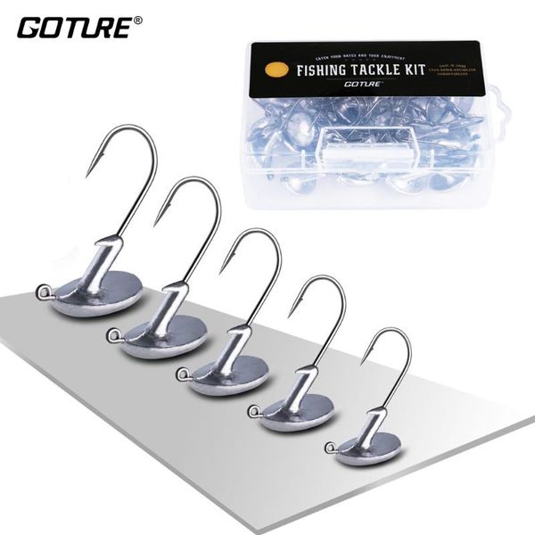 goture tumbler shape jig head fishing hooks set 3.5g 5g 7g 10g 14g lead high carbon steel fish hook with plastic box
goture tumbler shape jig head fishing hooks set 3.5g 5g 7g 10g 14g lead high carbon steel fish hook with plastic box