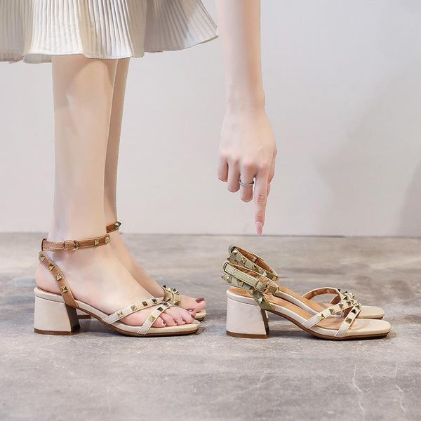 dress shoes rivet gladiator sandals for women summer buckle slides peep toe square heel pump big size mixed color zapatos de mujer, Black
dress shoes rivet gladiator sandals for women summer buckle slides peep toe square heel pump big size mixed color zapatos de mujer, Black