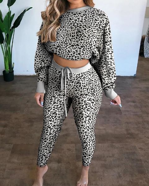women's two piece pants 2021 leopard print tracksuit women 2 set sweatshirt show waist sportswear suit female, White
women's two piece pants 2021 leopard print tracksuit women 2 set sweatshirt show waist sportswear suit female, White