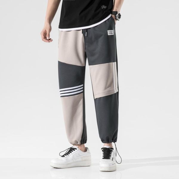 spring bandana pants nine-point youth color matching loose casual foot jogger overalls high-quality sports men's, Black
spring bandana pants nine-point youth color matching loose casual foot jogger overalls high-quality sports men's, Black
