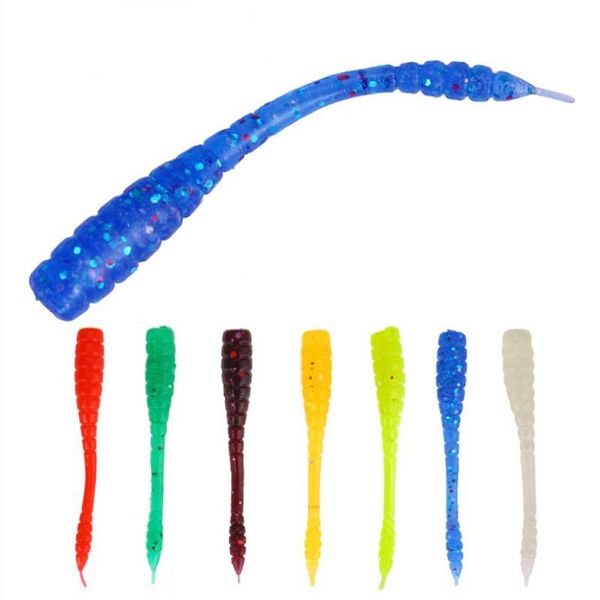 pcs/bag soft fishing lure 4.5cm 0.4g spiral tail lake pond bait insect fake earthworm worm hooks
pcs/bag soft fishing lure 4.5cm 0.4g spiral tail lake pond bait insect fake earthworm worm hooks