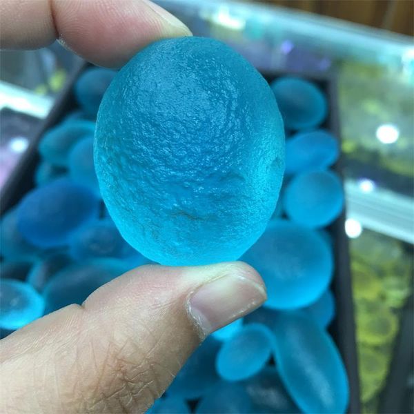 decorative objects & figurines 1pc blue grindstone czech meteorite egg impact glass bead coarse stone crystal energy
decorative objects & figurines 1pc blue grindstone czech meteorite egg impact glass bead coarse stone crystal energy
