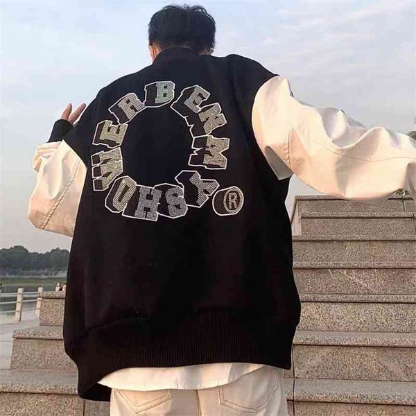 65% off outlet online store autumn and winter 2021 new drilling process embroidery baseball jacket men's wool loose jacket, Gray
65% off outlet online store autumn and winter 2021 new drilling process embroidery baseball jacket men's wool loose jacket, Gray