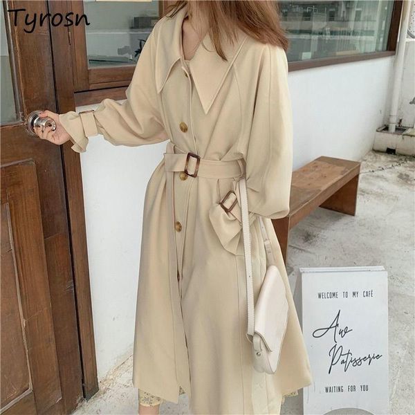 women's trench coats apricot british style loose long single-breasted spring autumn outwear sashes adjustable waist fashion elegant, Tan;black
women's trench coats apricot british style loose long single-breasted spring autumn outwear sashes adjustable waist fashion elegant, Tan;black