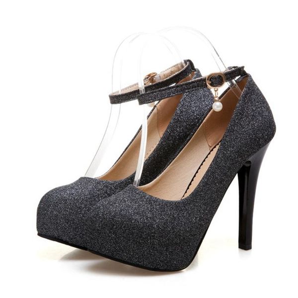 dress shoes blxqpyt limited zapatos mujer tacon big size 33-45 spring autumn women's pumps women high heels 12 cm pu t50-2, Black
dress shoes blxqpyt limited zapatos mujer tacon big size 33-45 spring autumn women's pumps women high heels 12 cm pu t50-2, Black