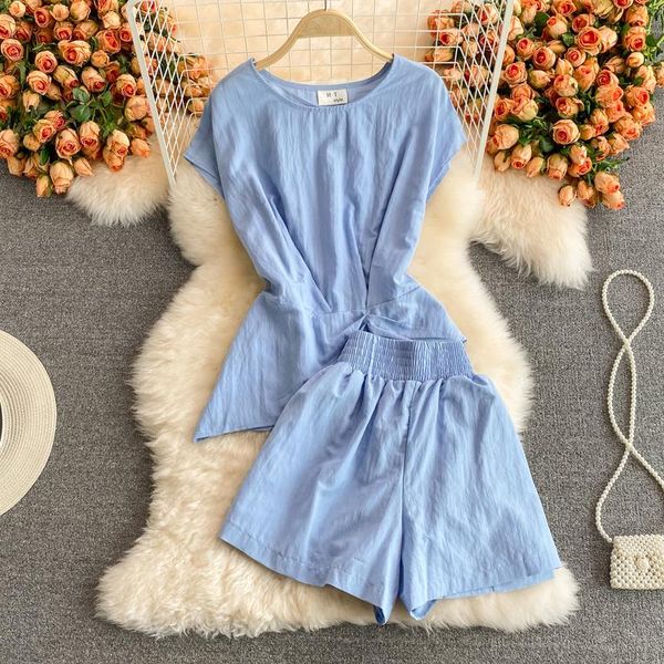 women's tracksuits joinyouth elegant vintage o neck slim pleated irregular two piece sets solid cotton and linen shorts casual suit fe, Gray
women's tracksuits joinyouth elegant vintage o neck slim pleated irregular two piece sets solid cotton and linen shorts casual suit fe, Gray