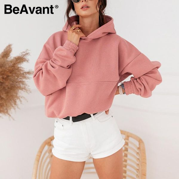 women's hoodies & sweatshirts beavant causal pink short women sweatshirt long sleeve autumn winter oversized fashion loose female shirt, Black
women's hoodies & sweatshirts beavant causal pink short women sweatshirt long sleeve autumn winter oversized fashion loose female shirt, Black