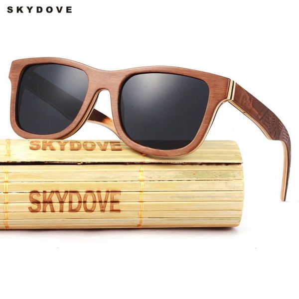 sunglasses skydove wood polarized rectangle bamboo men mens designer sun glasses, White;black
sunglasses skydove wood polarized rectangle bamboo men mens designer sun glasses, White;black