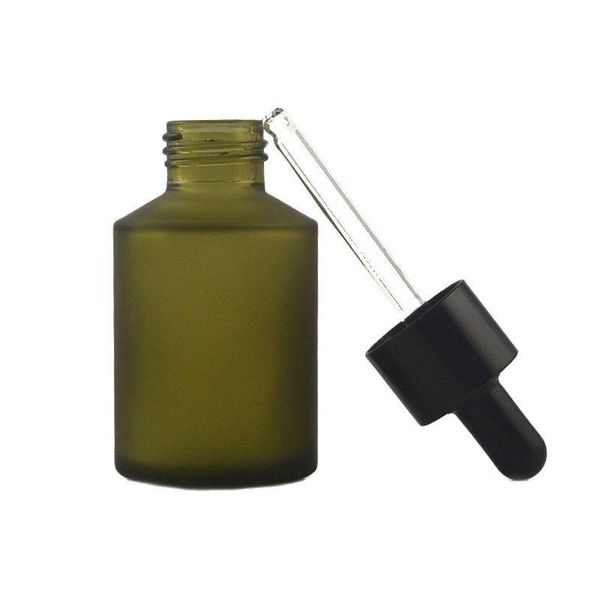 storage bottles & jars 60ml glass dropper bottle olive green frosted liquid drop pipette empty essential oil 10pcs
storage bottles & jars 60ml glass dropper bottle olive green frosted liquid drop pipette empty essential oil 10pcs