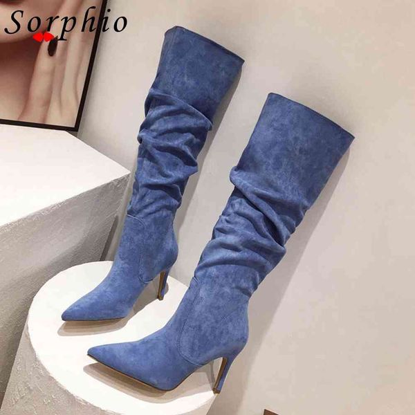 boots sorphio girls pointed toe flock mid calf high heels fashion non-slip women party dress shoes woman r3iq, Black
boots sorphio girls pointed toe flock mid calf high heels fashion non-slip women party dress shoes woman r3iq, Black