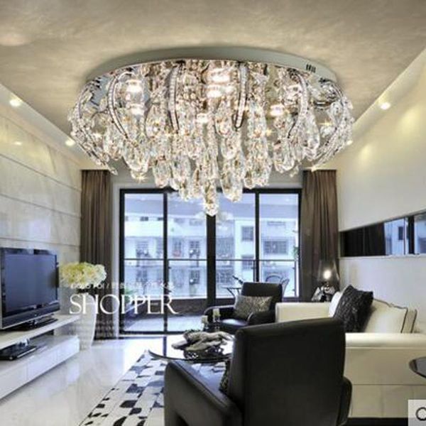 ceiling lights crystal lamp simple modern living room bedroom luxury atmosphere round led home lamps lighting fixture
ceiling lights crystal lamp simple modern living room bedroom luxury atmosphere round led home lamps lighting fixture